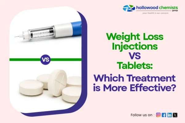 Comparison of weight loss injections and tablets available in the UK Weight Loss Injections vs Tablets