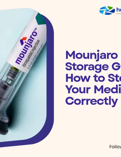 Guide showing how to store Mounjaro correctly in the UK.