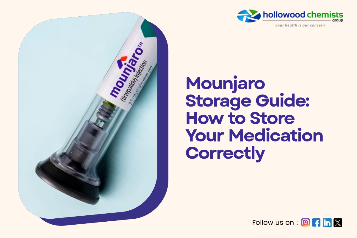 Guide showing how to store Mounjaro correctly in the UK.